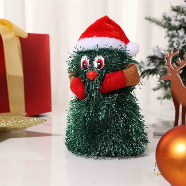 Fiudx Muñeco Navideño de Papá Noel, Juguete Musical Bailarín, Alegre Papá Noel Rojo, Decoración Festiva, Regalo de Año Nuevo, Alegría Navideña, Funciona con Pilas, Divertido para Celebraciones Famili