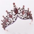 thumbnail image 2 of Guardurnaity Bridal Headdress Vintage Baroque Style Hairstyling Fashion Decor Accessory Rhinestone Dressing Headwear Women Wedding Props Accesorio para el cabello No.1, 2 of 6
