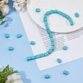 thumbnail image 4 of 29PCS Turquoise Beads 10x8mm Cuboid Gemstone Spacer Loose Beads Blue Stone Bead for DIY Bracelets Necklace Earring Jewelry Making Beading Kit Crafts Hole: 1.2mm, 4 of 6