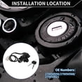 thumbnail image 3 of Interruptor de Llave de Encendido Unique Bargains Conjunto de Bloqueo de Interruptor de Encendido No.270050556 para Kawasaki ZX1000 Ninja 1000 2011-2018 1 Conjunto, 3 of 6