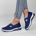 thumbnail image 5 of 2025 Walking Shoes for Women Women's Business Casual Shoes | Walking Slip on Foam Shoes | Hands Slip in Sneakers Arch Support Orthopaedic Shoes Women_S Trainers Lightweight Shoes, 5 of 5