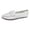 White, variant on Rokment Womens Classic Slip on Penny Loafers 2026 Spring Fall Fashion Soft Leather Dress Shoes Comfy Casual Non Slip Walking Flat for Business Work Black Size 6.5
