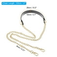 thumbnail image 2 of Uxcell 47 Inch Purse Chain Strap, Bags Chains Shoulder CrossBody Replacement for Handbags, Black/Light Gold, 2 of 5