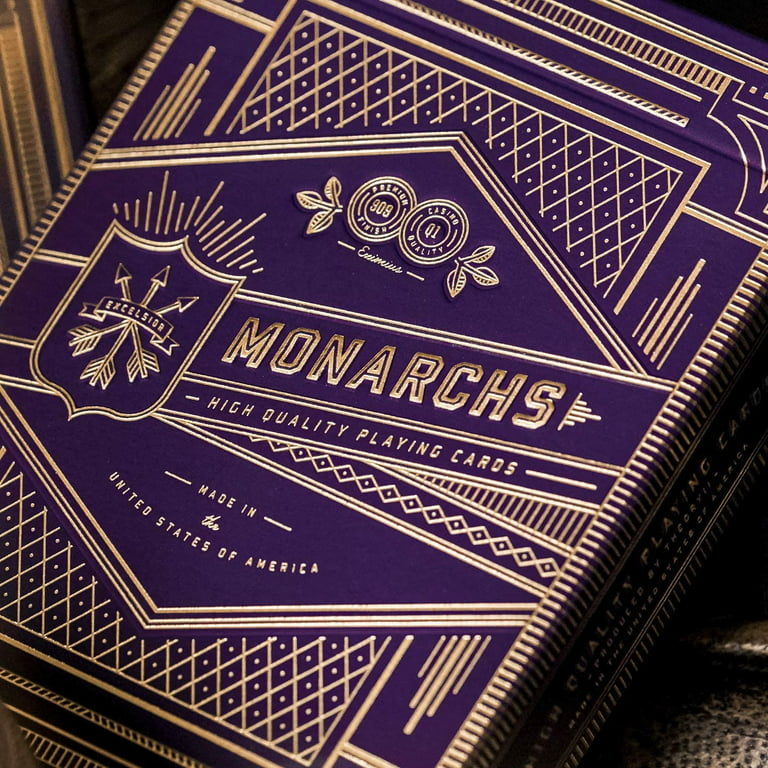 theory11 Monarchs Playing Cards (Purple) - Walmart.com