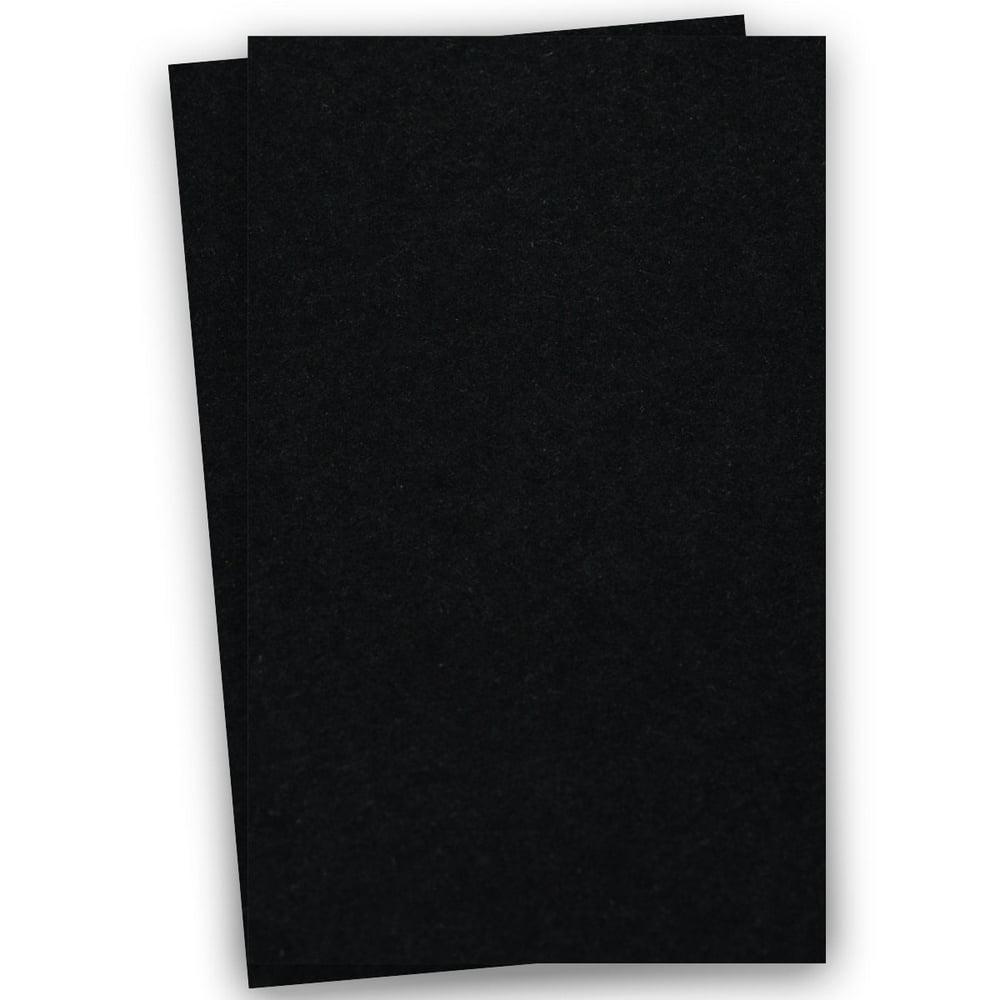 Basics BLACK 11X17 (Ledger) Paper 80C Cardstock 100 PK Quality 11x17 Ledger size Card