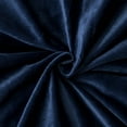 thumbnail image 4 of NTBAY 3 Piece Velvet King Duvet Cover Set with Zipper Closure and Corner Tie, Ultra Soft and Luxury Comforter Cover Set, 90"x104", Navy Blue, 4 of 5