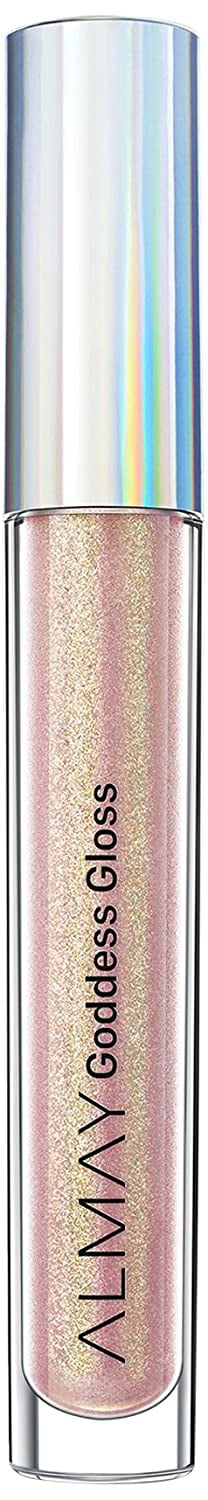 Almay Lip Gloss by Almay, Non-Sticky Lip Makeup, Holographic Glitter Finish, Hypoallergenic, 500 Cosmic, 0.054