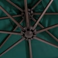 thumbnail image 4 of GARDEN 10 Ft Offset Cantilever Umbrellas for Patio Outdoor Shade, Dark Green, 4 of 5