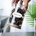 thumbnail image 6 of CCOCC 300Pcs Removable Freezer Labels Jar Canning Labels Stickers, 1 x 2 Inch Self-Adhesive Oval Food Storage Stickers, Bottle Labels for Cosmetic Handmade Gifts Mason Jars, Easy Clean Leaves, 6 of 7