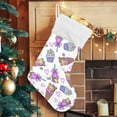 thumbnail image 5 of Coolnut Christmas Stockings Teddy Bear with Lollipop 2Pack 17" Xmas Fireplace Santa Socks Christmas Tree Hanging Stocking Socks for Christmas Holiday Gift Decor, 5 of 6