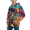 thumbnail image 2 of Lsque Mario Patten Youth Hoodie Sweatshirt Pullover with Kangaroo Pocket Boys and Girls Hoodie Warm Hoodie for Kids, 2 of 8