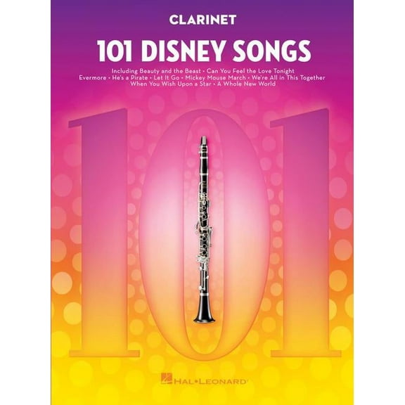 Hal Leonard 101 Disney Songs  for Clarinet