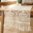 thumbnail image 3 of 5 Yards X 2" Wide Cotton Tassel Fringe White Lace Trim Ribbons Sewing Cloth Crafts Accessories Home Party Decoration, 3 of 7