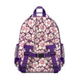 thumbnail image 3 of Botanical Garden Print Toddler Backpack Spacious Durable School Backpack with Chest Strap Adjustable Shoulder Straps for Daily Use, 3 of 6