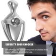 thumbnail image 3 of RENACLIPY Homeowners 1Set Zinc Alloy Door Knocker Viewer For Visitor Identification Smooth Base, 3 of 6