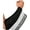 BLACK, variant on Exxact Sports Padded Forearm Compression Sleeve - Football Arm Sleeves for Men Baseball (Gray, YLXL)