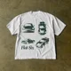 thumbnail image 5 of Camiseta casual de algodón de talla grande con estampado simple de tendencia de dibujos animados, ropa de diseño de elementos Y2K de hip hop callejero para parejas, mangas cortas, 5 of 5