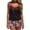 BBP67-Red, variant on Womens Striped Two-Piece Beach Shorts Tankini Swimsuits Sleeveless Tunic Top Boho Hawaii Printed Casual Button Bathing Suit Green L