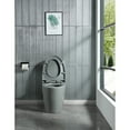thumbnail image 4 of Holaki 15 5/8 Inch 1.1/1.6 GPF Dual Flush 1-Piece Elongated Toilet with Soft-Close Seat - Light Grey, 4 of 7