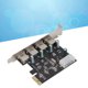 thumbnail image 4 of Tarjeta adaptadora PCIE a USB30 ANGGREK 4 puertos USB30 alta velocidad 5Gbps, 4 of 8