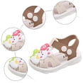 thumbnail image 6 of Duqingm Girls Strappy Sandals Basics - Felicity - Water-Friendly Sandal for Kids Beige,4, 6 of 7