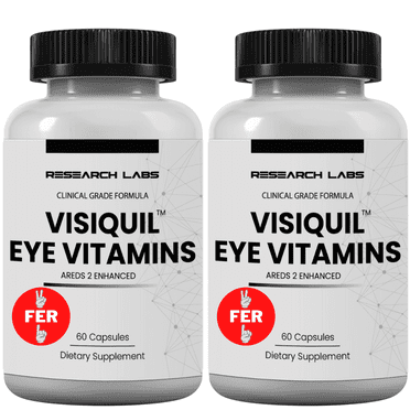 Research Labs Eye Vitamins Enhanced Absorption Enhanced AREDS Plus Eye Supplement 20mg Lutein, 10mg Zeaxanthin