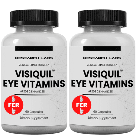 Research Labs Eye Vitamins Enhanced Absorption Enhanced AREDS Plus Eye Supplement 20mg Lutein, 10mg Zeaxanthin