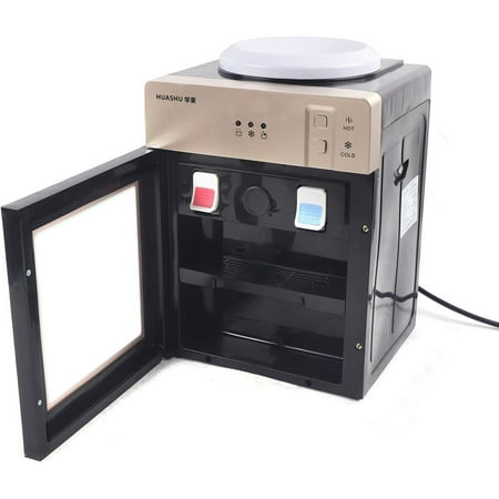 5 Gallon Top Loading Water Dispenser 304 Food Grade Liner Countertop Drinking Machine Desktop Electric Hot Cold Water Dispenser for Home Office
