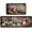 Coffee Red, variant on 2 Piece Coffee Kitchen Decor Rug Set, Home Kitchen Sink Rugs and Mats Non Skid Washable Absorbent Microfiber Kitchen Floor Carpet 17"x47"+17"x30"