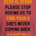 thumbnail image 3 of CafePress - Dear Algebra T Shirt - Mens Comfort Colors Shirt, 3 of 5