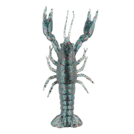 Durable Artificial Shrimp Shape Soft Baits Fishing Bait Fish Lures (Blue) Powodzenia