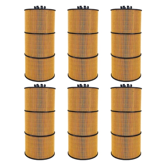 6Pcs P551005 LF17511 Oil Filter for Freightliner DD13 DD15 Cascadia A4731800909