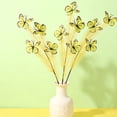 thumbnail image 5 of Artificial Butterfly Branch Decorative Arrangement - Polyester, 65cm Flower Bouquet for Vase, Table Centerpieces, Weddings, Parties, and Home Decor - Hot Pink Yellow, 5 of 5