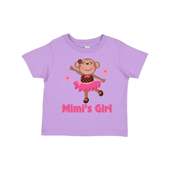 Inktastic Mimi's Girl Monkey Girls Toddler T-Shirt