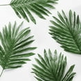 thumbnail image 4 of Yesbay 6Pcs Artificial Palm Leaves Tropical Plant Beach Home Office Party Decoration,Green L, 4 of 6