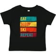 thumbnail image 3 of Inktastic Skiing Eat Sleep Ski Repeat Boys or Girls Baby T-Shirt, 3 of 5
