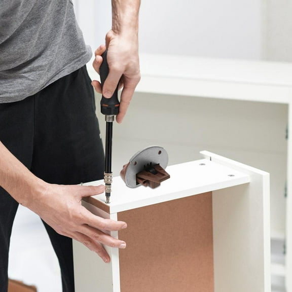 RENACLIPY 10 Sets Of Drawer Repair Drawer Slides Bottom Mount For Quiet Operation