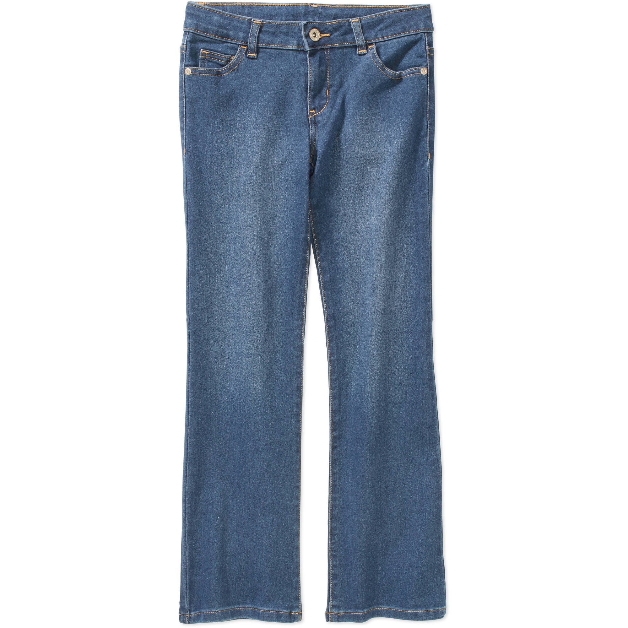 Faded Glory Girl's Bootcut Jeans, Regular and Slim Fit