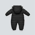 thumbnail image 5 of AINIYS Kids Bear-Ear Padded Snowsuit with Hooded Neckline, Zip Closure, Warm Design Children's Clothing for Winter & Outdoor Wear Black 9 Months, 5 of 7