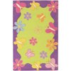 KAS Kidding Around 7'6" x 9'6" Hand-Tufted Wool Rug in Lime Green