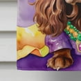 thumbnail image 5 of Cocker Spaniel King of Mardi Gras House Flag 28 in x 40 in, 5 of 7