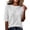 Gray, variant on Gaukiv Womens Half Length Sleeve Tops Polka Dot Shirts Crew Neckline Blouses Gray S