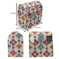 thumbnail image 4 of Ethnic Stand Mixer Cover, Oriental Inspired Floral Pattern as Vertical Lines Array in Colorful Design, Kitchen Appliance Organizer Bag Cover with Pockets, 5 Quarts, Ivory Multicolor, by Ambesonne, 4 of 4