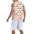 thumbnail image 2 of Sikiie Dachshund Walking Basketball Jersey Reversible Men's Mesh Athletic Sports Shirts Training Practice S-4XLSmall, 2 of 6