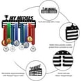 thumbnail image 4 of My Medals Medal Holder Display Hanger Rack Frame for Sport Race Metal Medal Hanger for Running Gymnastics Soccer Basketball Competitions 15.75x6Inches, 4 of 7