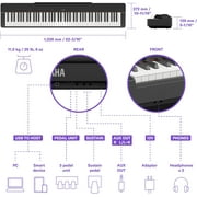 Yamaha P-225 88-Key Digital Piano - White