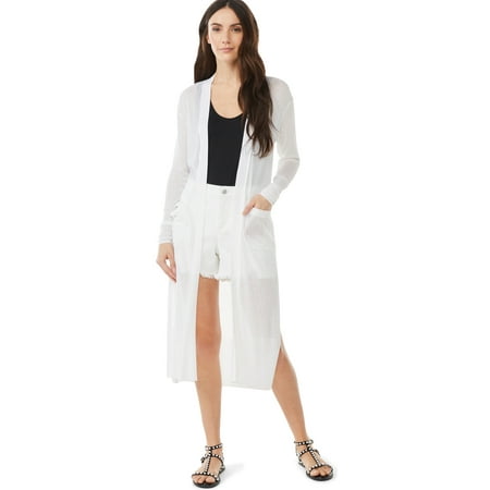 Scoop Women's Duster Cardigan, Sizes XS-XXL