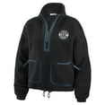 thumbnail image 2 of Women's WEAR by Erin Andrews  Black Vegas Golden Knights Polar Fleece Half-Zip Jacket, 2 of 5