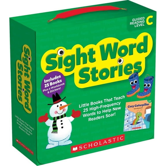 Sight Word Stories: Level C (Parent Pack): Fun Books That Teach 25 Sight Words to Help New Readers Soar, (Paperback)
