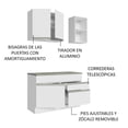 thumbnail image 2 of Cocina Integral Completa 120cm Madesa Glamy 08 Blanco, 2 of 10